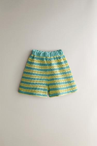 Zara Детские пляжные шорты-бермуды из кружева