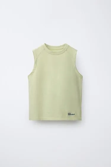 Однотонная майка