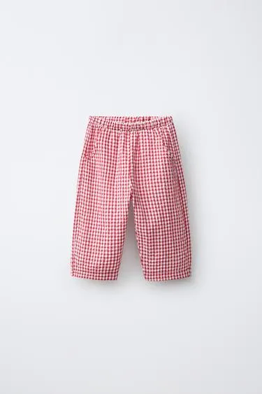 Брюки в клетку виши