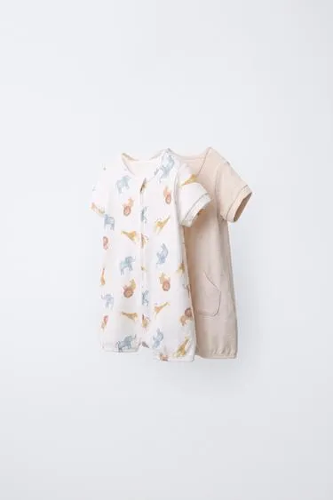 Набор из двух комбинезонов с животными- Заказать в России