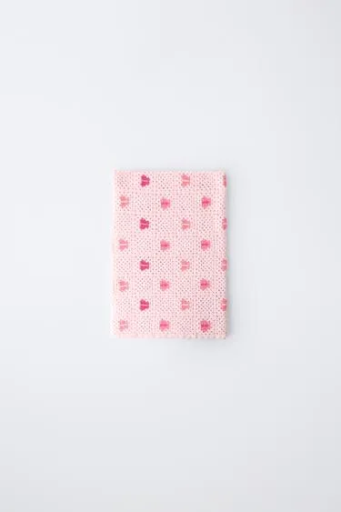 Плед кроше с бабочками- Заказать в России