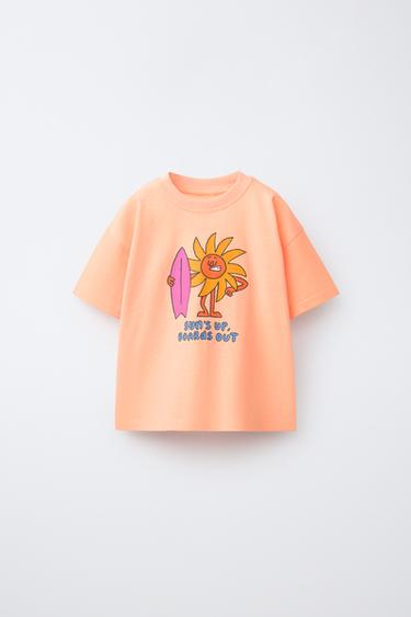 Футболка с флуоресцентным принтом