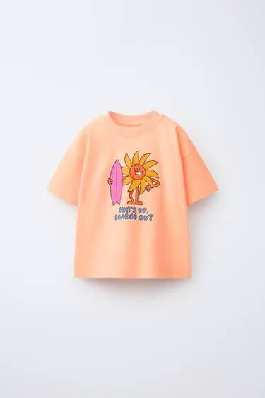 Футболка с флуоресцентным принтом- Заказать в России