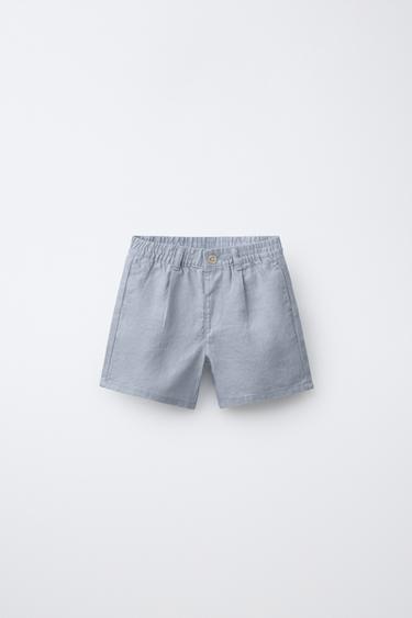 Zara Бермуды из 100% льна купить с доставкой.