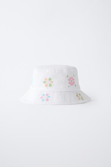 Zara Панама с вышивкой крестиком