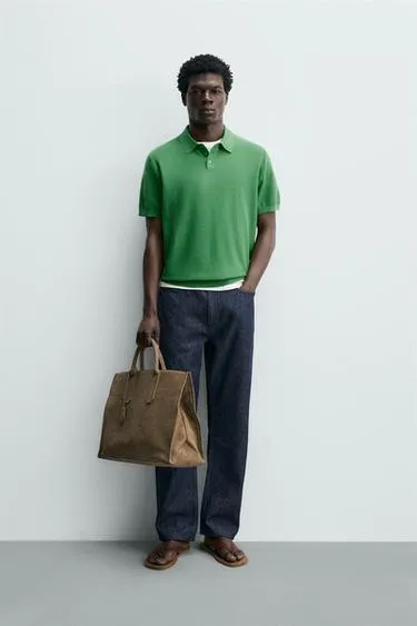 Поло из хлопка пике классического кроя- Заказать в России