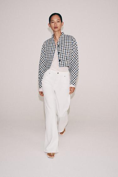 Zara Куртка в клетку — коллекция ZARA «ZW» купить с доставкой.