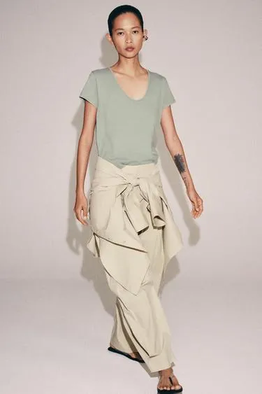 Хлопковая футболка с короткими рукавами