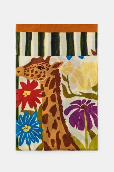 Zara Шарф с тигровым принтом