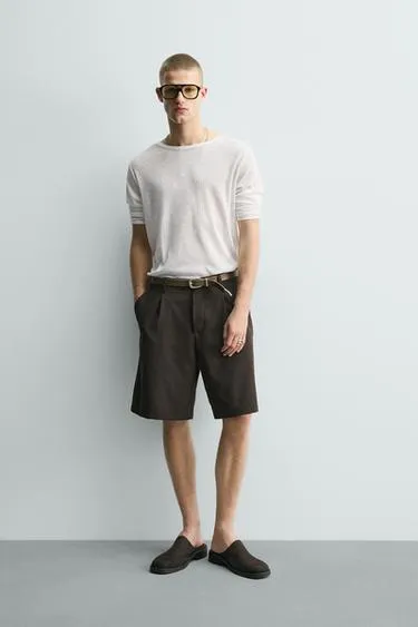 Футболка Relaxed Fit в рубчик- Заказать в России