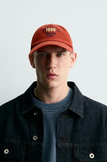 Zara Кепка с вышивкой