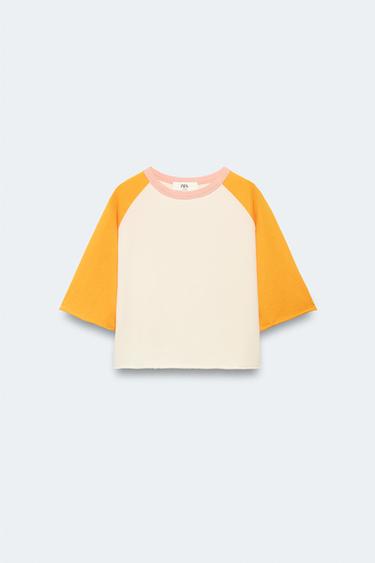 Футболка с длинными контрастными рукавами limited edition для детей от 2 до 14 лет