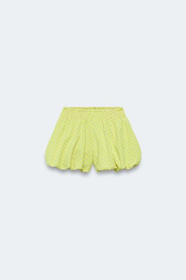 Zara Шорты-саруэль в клетку (2-14 лет/ лимитированная коллекция)