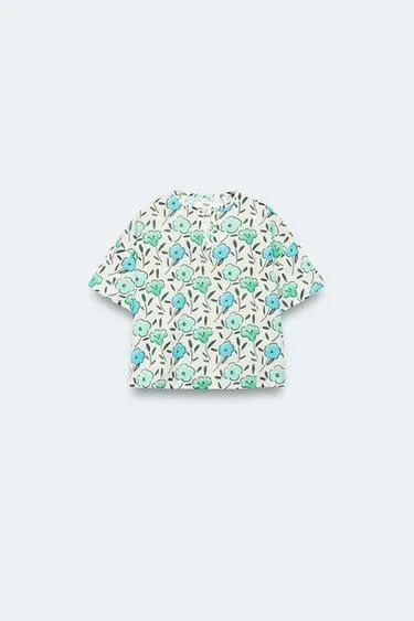 Блуза с цветочным принтом limited edition для детей от 2 до 14 лет