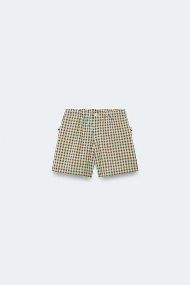 Zara Бермуды в клетку. лимитированное издание, 2-14 лет