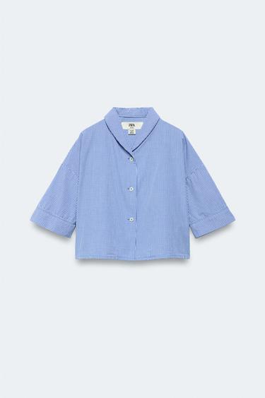 Zara Рубашка в гингем для детей 6-14 лет / лимитированная коллекция