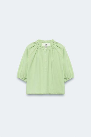 Zara Блуза в клетку (возраст 2-14) / лимитированное издание купить с доставкой.