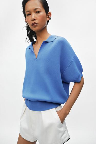 Zara Поло с коротким рукавом