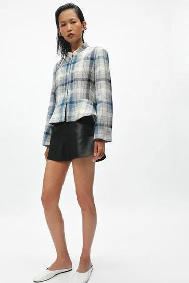 Блейзер с баской из текстурной ткани — Zw Collection- Заказать в России