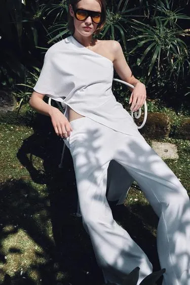 Длинный асимметричный топ- Заказать в России