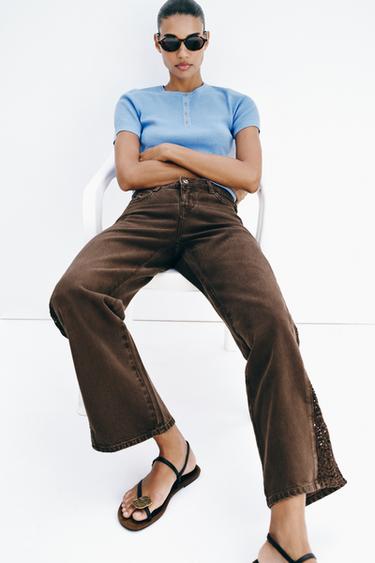 Zara Сандалии с металлической деталью