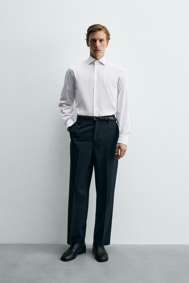 Рубашка Regular Fit из хлопка- Заказать в России