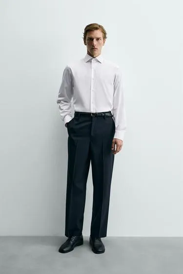 Рубашка Regular Fit из хлопка- Заказать в России