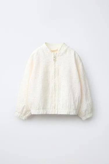 Куртка с вышивкой шиффли- Заказать в России