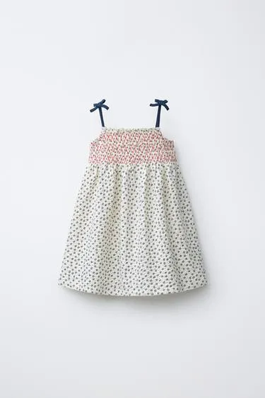 Платье из эластичной ткани с цветочным принтом- Заказать в России