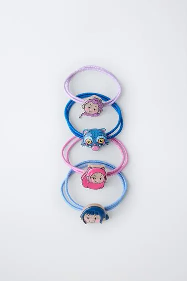 Набор из четырех резинок для волос Kpop Demon Hunters™ Netflix ©