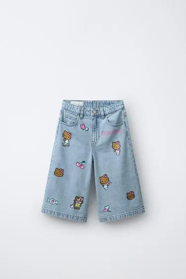 Джинсовые шорты Hello Kitty © Sanrio- Заказать в России