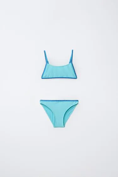 6-14 лет/блестящее бикини