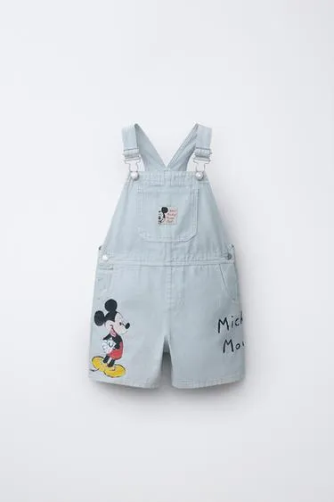 Короткий комбинезон из хлопка в полоску Mickey Mouse © Disney