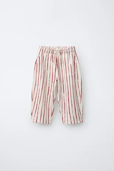 Брюки Balloon в полоску- Заказать в России
