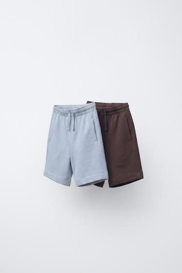 Zara Набор из двух однотонных бермудов