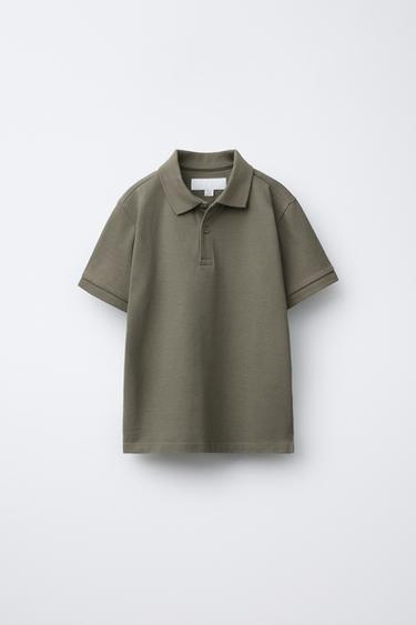 Zara Базовое поло из пике