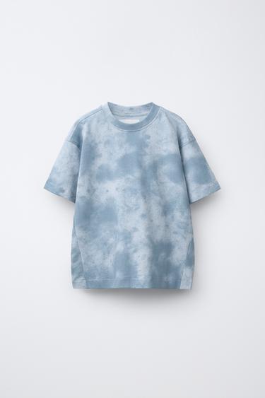 Zara Спортивная футболка TIE-DYE купить с доставкой.