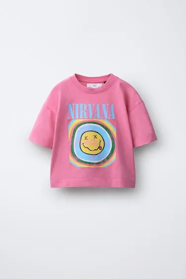 Футболка с принтом Nirvana®- Заказать в России