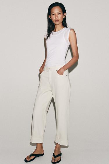 Zara Джинсы багги с низкой посадкой — коллекция ZARA «ZW»