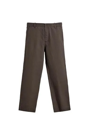 Брюки Straight Fit из конопли и хлопка- Заказать в России