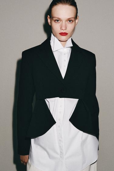 Zara Асимметричный блейзер — коллекция ZARA «ZW»