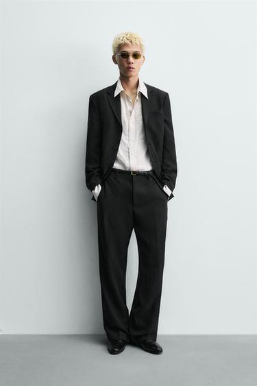 Zara Блейзер из вискозы и льна свободного кроя купить с доставкой.