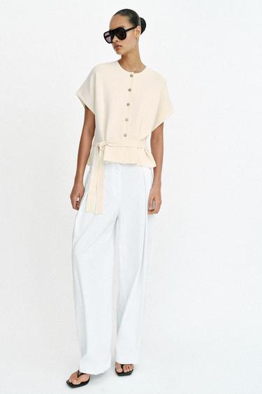 Zara Кардиган с поясом