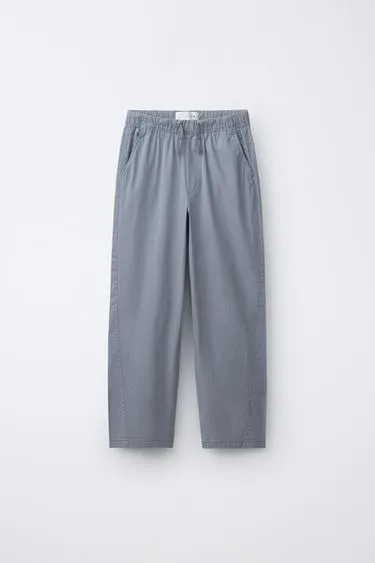 Брюки Straight из поплина