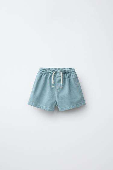 Zara Твиловые бермуды