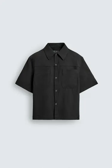 Рубашка Relaxed Fit из высокотехнологичной ткани