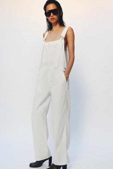 Zara Джинсовый комбинезон — ZW COLLECTION