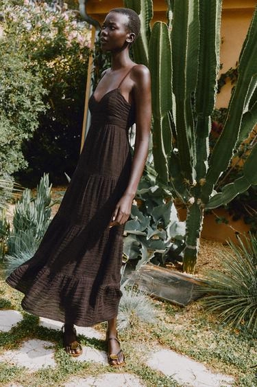 Long strappy dress