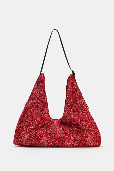 Zara Тканевая сумка-шопер