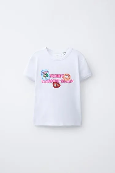 Футболка стикеры Hello Kitty ©- Заказать в России